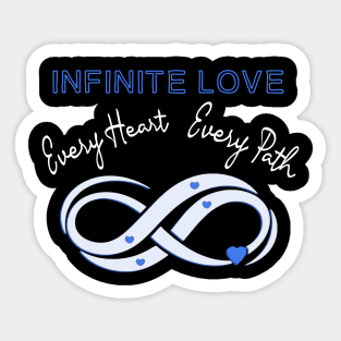 Autism Awareness Infinity Graphic Sticker